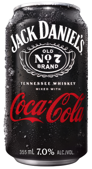 An accent image of the Jack & Coke product.